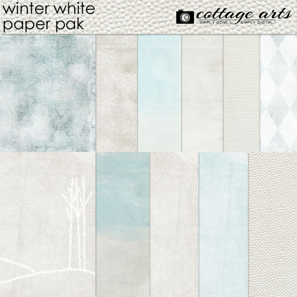 Winter White Paper Pak