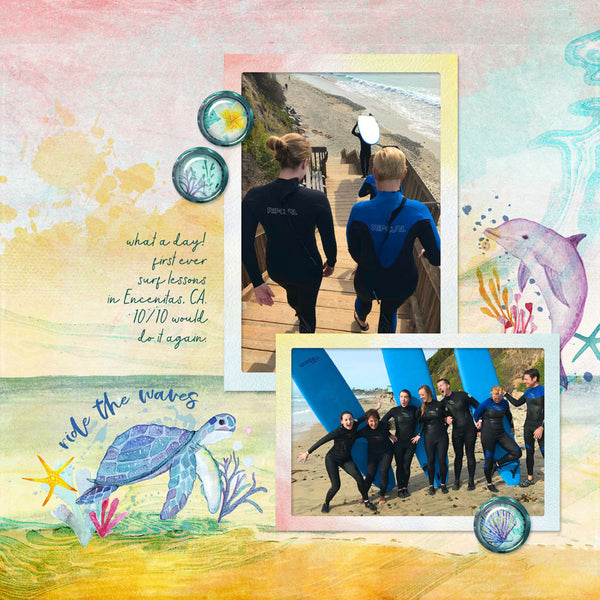 Ocean Escape Page Pak