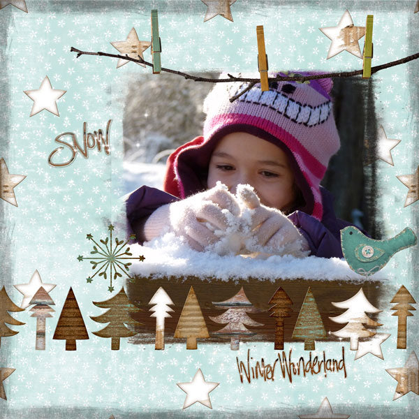 Winter Woodland Page Pak