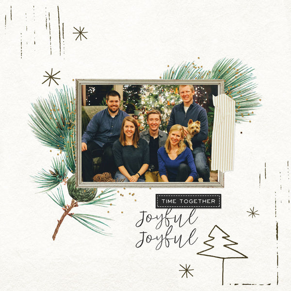 Winter Joy Scrap.Words