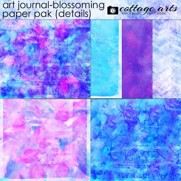 Art Journal - Blossoming Paper Pak