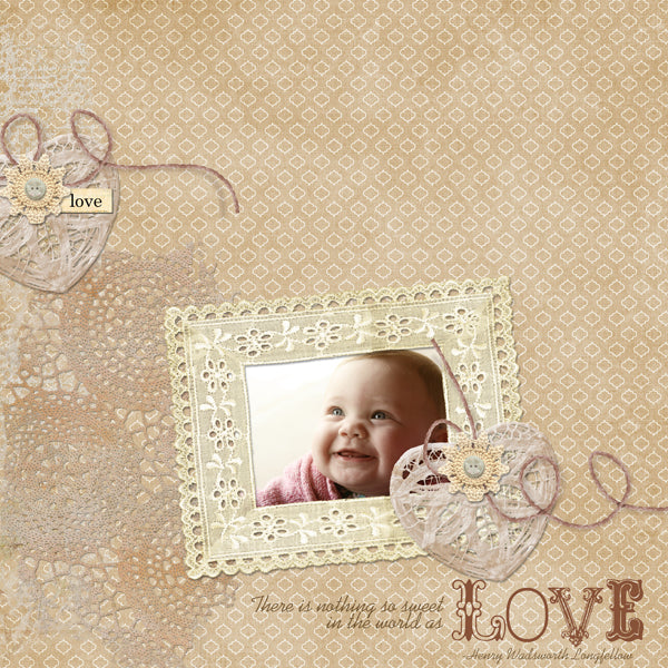 Linen & Lace Page Pak