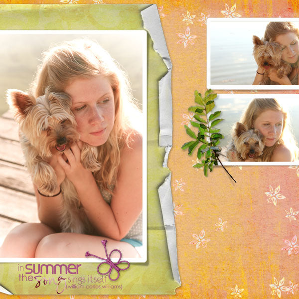 Summer Lovin' Scrap.Words