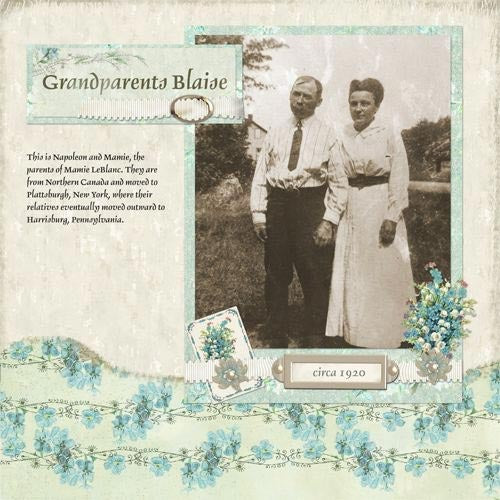 Vintage Blues Paper Pak
