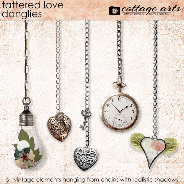 Tattered Love Danglies