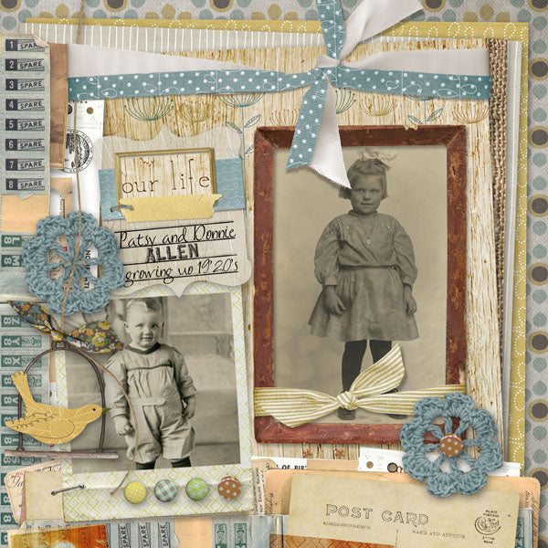 Faded Memories Border Bits