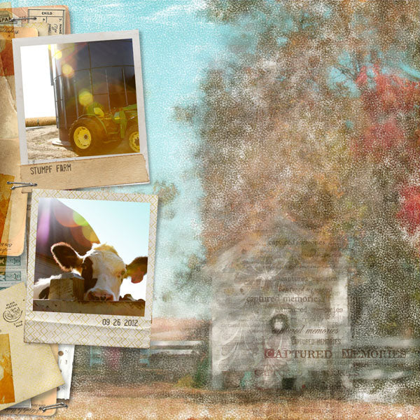 Faded Memories Border Bits