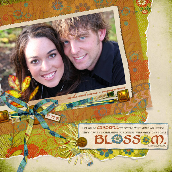 Bountiful Blessings Word Art/AlphaSets