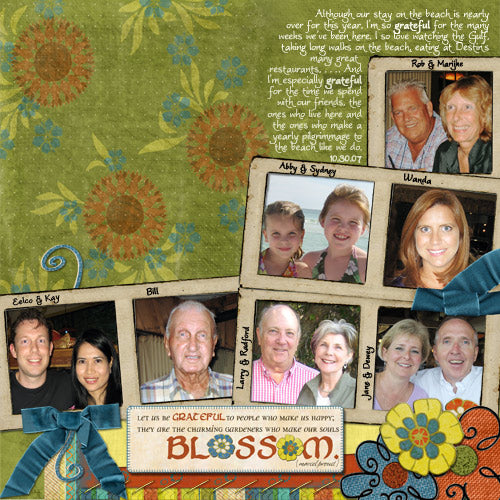 Bountiful Blessings Word Art/AlphaSets