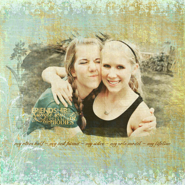 Simply Friendship Scrap.Words