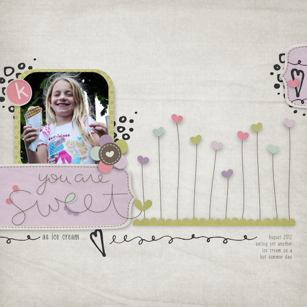Adorable Girl Page Pak