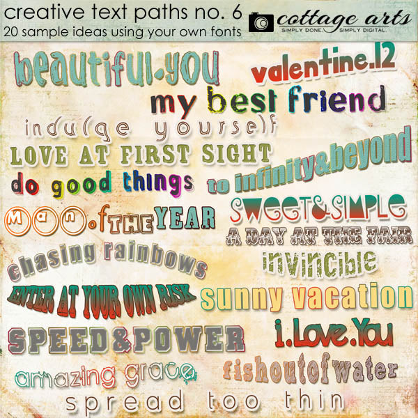 Creative Text Paths 6