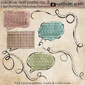 Creative Text Paths /Masks 5