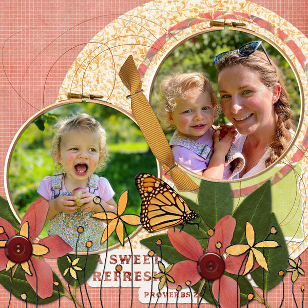 Fall Friendship Scrap.Words