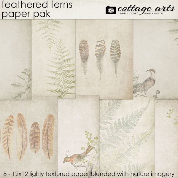 Feathered Ferns Paper Pak