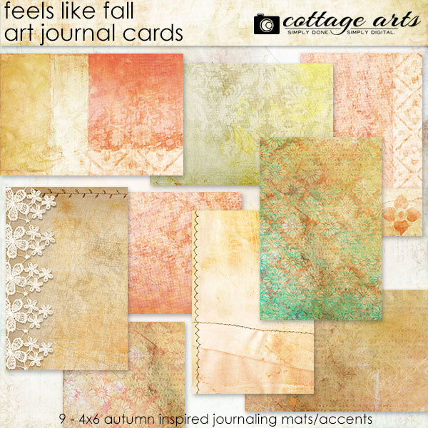 Feels Like Fall Art Journal Cards