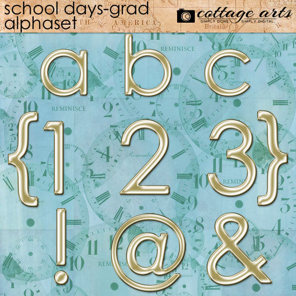 School Days - Grad Alphaset