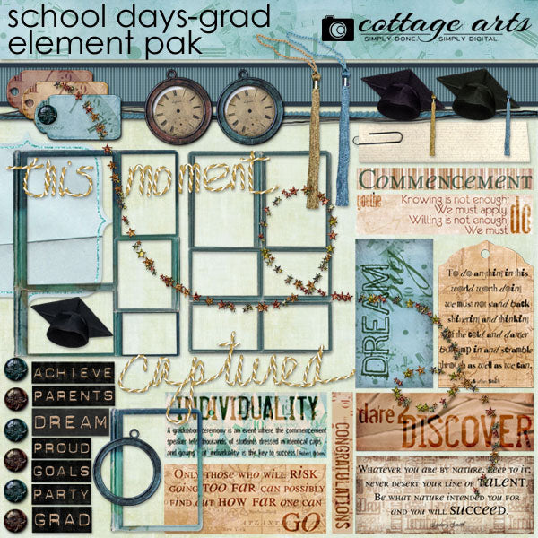 School Days - Grad Element Pak