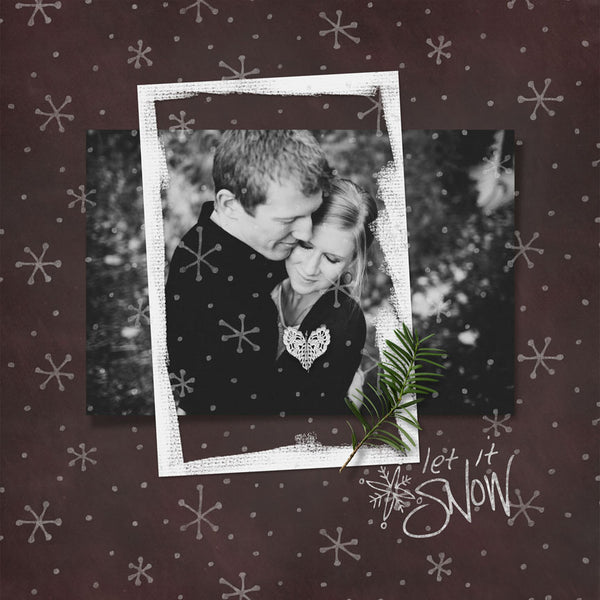 Chalkboard Love Scrap.Edges