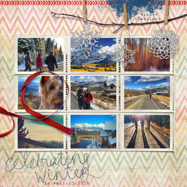Winter Blessings Page Pak