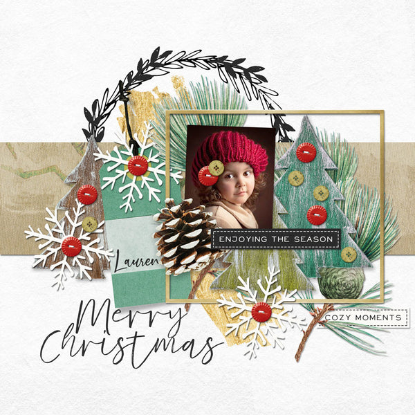 Winter Joy Scrap.Words