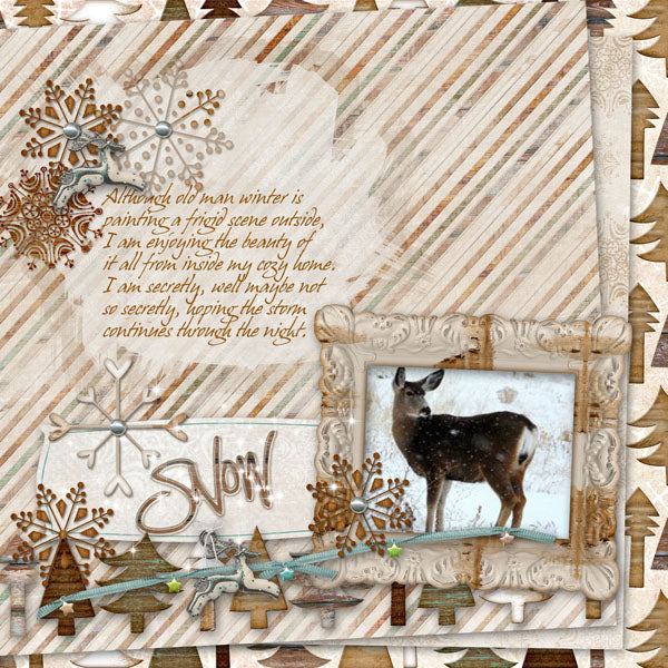 Winter Woodland Page Pak