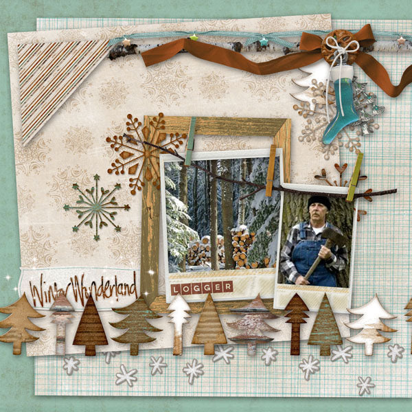 Winter Woodland Page Pak