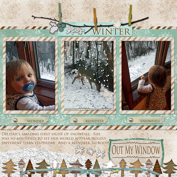 Winter Woodland Page Pak
