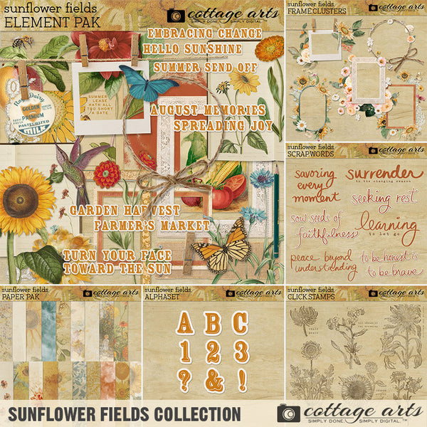 Sunflower Fields Click.Stamps