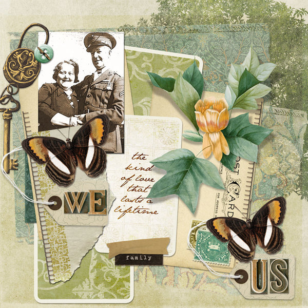 Patterned Past Journal Cards