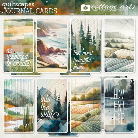 QuiltScapes Journal Cards