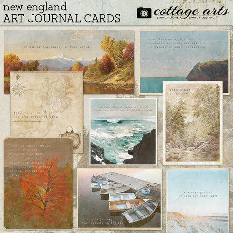 New England Art Journal Cards