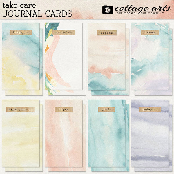 Take Care Journal Cards