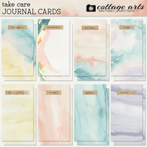 Take Care Journal Cards