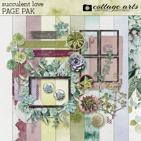 Succulent Love Page Pak