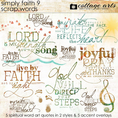 Simply Faith 9 Scrap.Words