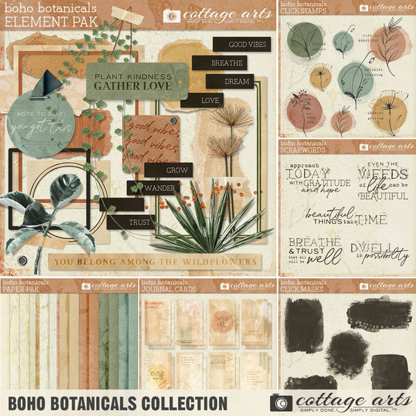 Boho Botanicals Click.Stamps