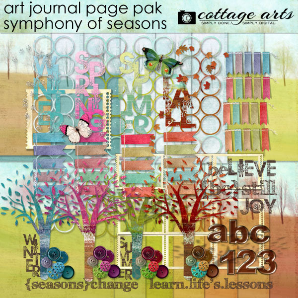 Art Journal - Symphony of Seasons Page Pak