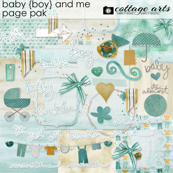 Baby Boy and Me Page Pak