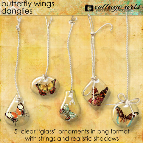 Butterfly Wings Danglies