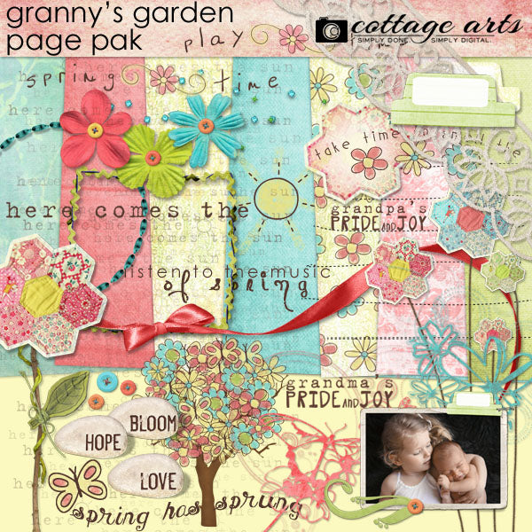 Granny's Garden Page Pak