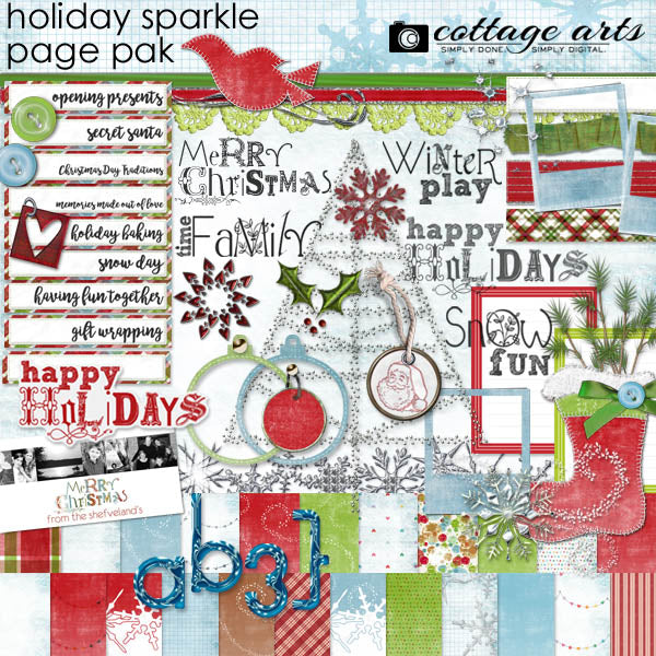 Holiday Sparkle Page Pak