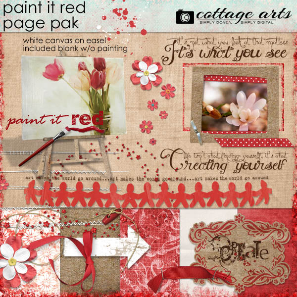 Paint It Red Page Pak