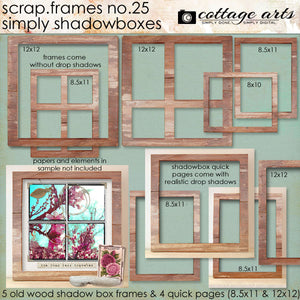 Scrap.Frames 25 - Simply Shadowboxes