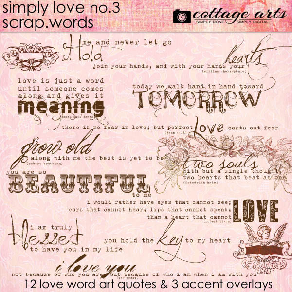 Simply Love 3 Scrap.Words