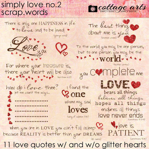 Simply Love 2 Scrap.Words