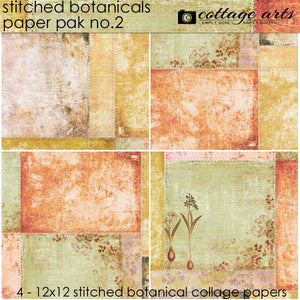 Stitched Botanicals 2 Paper Pak