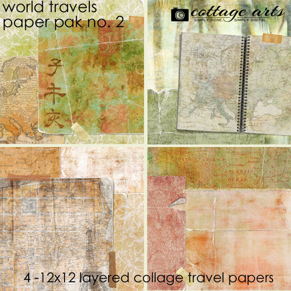 World Travels 2 Paper Pak