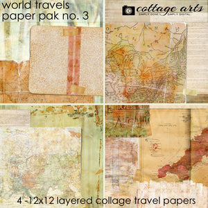 World Travels 3 Paper Pak