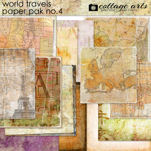 World Travels 4 Paper Pak
